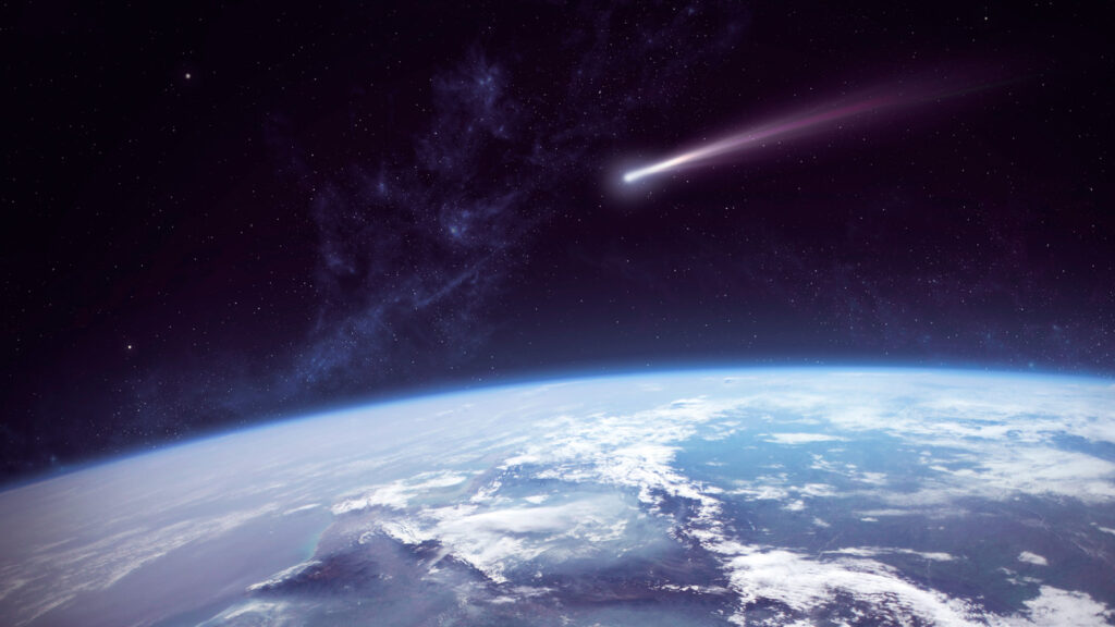 Иллюстрация к статье: У кометы 3I/ATLAS выявлено загадочное «сердцебиение» — она синхронизируется с&nbsp;Землёй