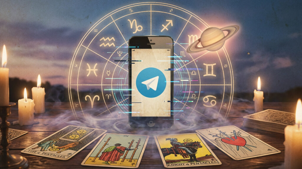 Иллюстрация к статье: Заблокируют ли Telegram? Звёзды и&nbsp;Таро дают россиянам надежду